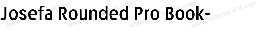 Josefa Rounded Pro Book字体转换